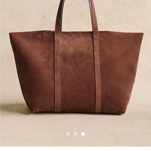 Sezane Handbags - Sezane Gabin Bag Chocolate - Size TU